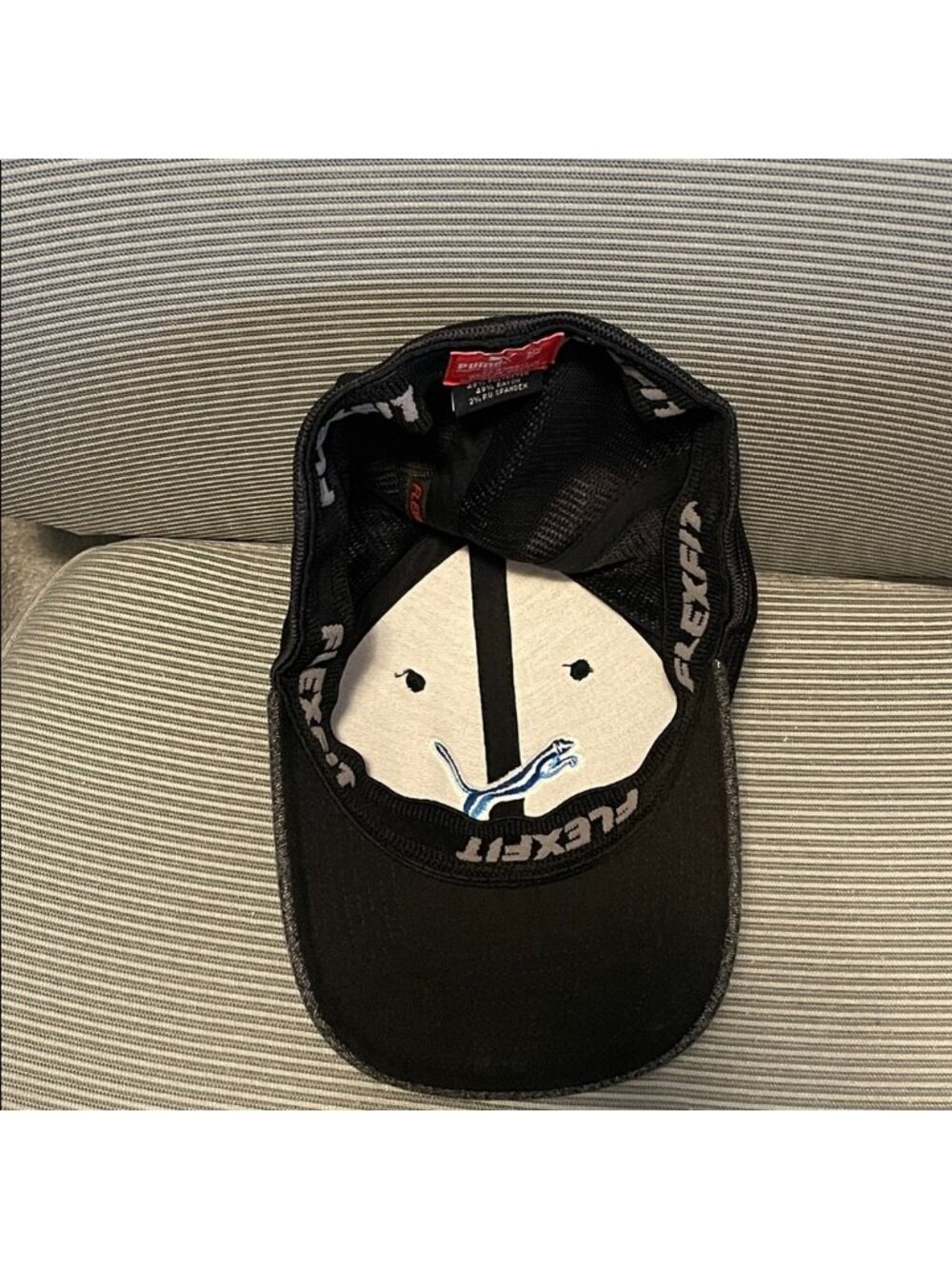 EC Puma Detroit Lions Flex Fit Hat - Size S/M - Picture 3 of 4